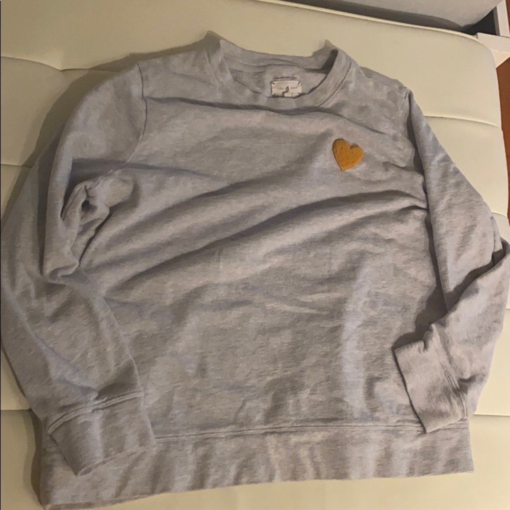 Lou and grey xl sweatshirt with yellow heart